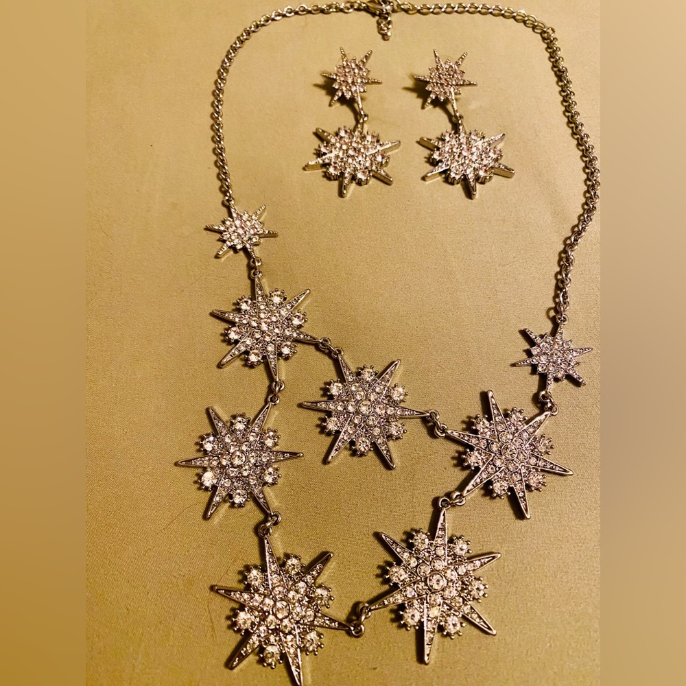Starburst Necklace and Earring Set